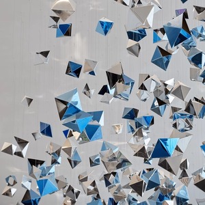 LIGHTOPS Arte creativo Piedra esmaltada Luces colgantes Proyecto grande Departamento personalizado Sala de recepción - Product Image 6