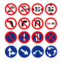 Avertissement de nuit Australian Standard Traffic Board Personnaliser Panneau de signalisation en aluminium de haute qualité pour les travaux routiers