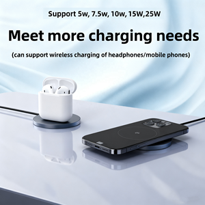 Caricatore <span class=keywords><strong>Wireless</strong></span> Magnetico Certificato Qi2.2 da 25W per Ricarica Super Veloce, Compatibile con Telefoni Android Samsung e Auricolari - Product Image 5