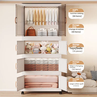 Nouveau Style Meuble de Rangement Multi-niveaux pour Salon, Rangement Mobile pour Livres, Armoire de Fenêtre Pliante Multi-fonctionnelle