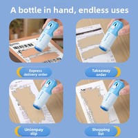 Bâton de correction liquide à séchage rapide 10 ml avec couteau ouvre-carton pour colis de messagerie, papier thermique remplaçable, sceau secret