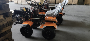 Mini Coltivatore <span class=keywords><strong>Diesel</strong></span> a 4 Ruote per Giardinaggio su Piccole Superfici - Product Image 4