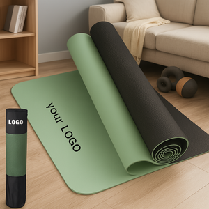 Tapis de <span class=keywords><strong>yoga</strong></span> en Tpe imprimés sur mesure et écologiques, ensemble de tapis de <span class=keywords><strong>yoga</strong></span> épais pour la gym avec logo, tapis de <span class=keywords><strong>yoga</strong></span> antidérapants pour le voyage - Product Image 1