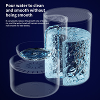 Dispensador de Agua Inalámbrico para Mascotas de 3L, Fuente Automática Inteligente para Gatos con Carga, Separación de Agua Limpia y Sucia