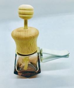 Botol Kaca Kosong Grosir untuk Diffuser Mobil, Penyegar Udara, Klip Ventilasi dengan Tutup Kayu dan Tutup Sekrup, Dicetak Sablon, Kapasitas 5ml/6ml - Product Image 5