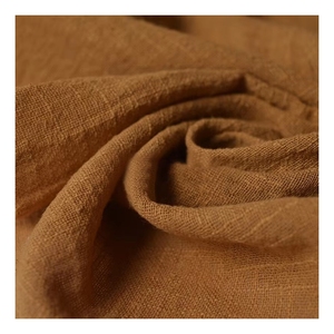 Tela de Mezcla de Algodón y Lino de Buena Calidad en Rollo, Lote al por Mayor, Tela Tejida de Mezcla de Algodón y Lino de Fábrica, Color Sólido - Product Image 6