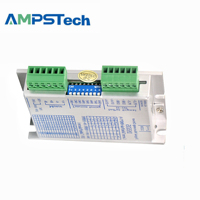 Driver Stepper AMPSTech DS535 Tahan Lama Mendukung 20-50VDC, dapat disesuaikan 0.3-3.5A, Komponen Umum untuk Otomasi Komersial NEMA17