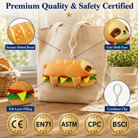 Porte-clés en peluche miniatures personnalisés, peluches créatives et mignonnes, porte-clés anime, pendentif doux, porte-clés en peluche personnalisés