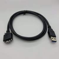 Kabel Data USB 3.0 USB-A ke Micro B Male dengan kunci sekrup ganda