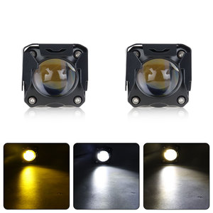 Qidewin Motorcycle Spotlight 12V LED Dual Color Yellow White IP67 Waterproof External <b>Light</b> For Electric Vehicle - Product Image 4