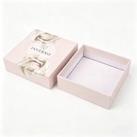 Kotak Kaku Berpenutup dan Alas Cetak Khusus yang Elegan, Kotak Kemasan Kosmetik Mewah untuk Parfum dan Perhiasan