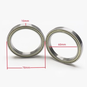 Chất lượng cao 61812 mỏng phần mang 6812z 6812zz rãnh sâu bóng vòng bi 6812rs 6812 2rs 60x78x10 mét cho các bộ phận máy - Product Image 6