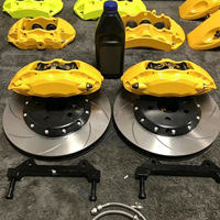 Kit d'étriers de frein à quatre pistons compatible avec BMW X1 X2 X3 Audi A4L A5 TT S3 Mercedes C200 C260 A200 E200 GLC GLA – Amélioration et modernisation