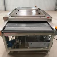 Machine horizontale automatique de lavage et de séchage du verre, contrôle PLC, moteur, circulation d'eau, puissance 4-20W, épaisseur du verre 2-24mm, facile