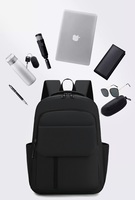 Mochila para Portátil Personalizada con Logotipo para Hombre, Impermeable, Gran Capacidad, de Cuero PU, para Viajes, Negocios, Casual, Escuela