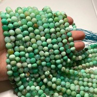 Natürlicher Australischer Chrysopras A+ 6mm 8mm Perlen Hochwertige Chrysopras Lose Edelsteinperlen Geeignet für Handgefertigte Halsketten