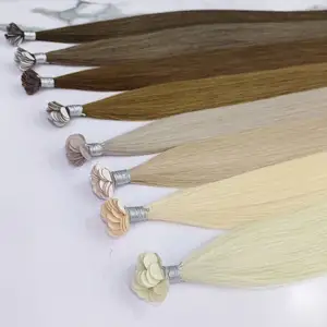 Top Quality Russian Human Hair Mini Tapes Customized 1cm Seamless Invisible Virgin Hair Tape In Extensions