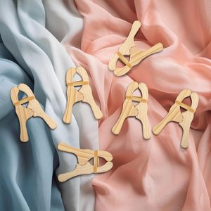Clip forti fatte a mano in <span class=keywords><strong>legno</strong></span> per giocare a coperte da costruzione <span class=keywords><strong>di</strong></span> seta - Product Image 4