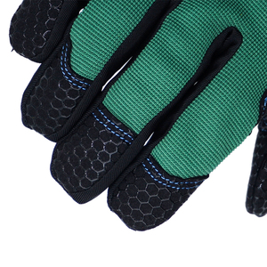 Guantes de Trabajo Antideslizantes de Silicona Impresos, Guantes de Seguridad Básicos Transpirables de Poliéster para Almacén y Ensamblaje, Logotipo Personalizado OEM ODM - Product Image 5