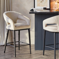Plus design luxe vente en gros échantillon gratuit chaise pivotante café maison cuisine salle à manger bois tabouret de bar chaise de restaurant