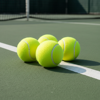 Balles de tennis de table et de badminton JINFAR personnalisées, approuvées par l'ITF, haute élasticité, doublure intérieure épaisse, entraînement, rebond élevé, caoutchouc naturel