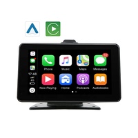 7 pulgadas Universal On Dash inalámbrico coche Carplay Android Auto pantalla portátil Multimedia REPRODUCTOR DE DVD con navegación WIFI