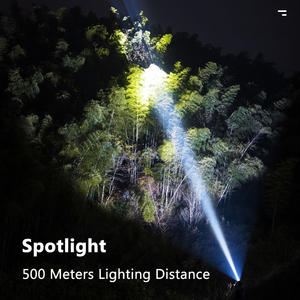 Перезаряжаемая Светодиодная лампа с датчиком движения, USB Type-C, 3 режима, белый, желтый свет, 1500 люмен, кемпинг, походы, уличная фара - Product Image 2