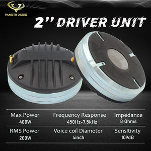 Чемпион серии 4 дюйма по индивидуальному заказу звуковая катушка наушников 2 дюйма диаметр горловины Неодимовый сжатия ВЧ драйвер рупорный твитер динамик для автомобиля PA аудио - Product Image 3
