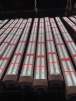 LED spektrum penuh 150W lampu bertumbuh di bawah kanopi Merah sedang tambahkan dengan merah jauh paduan aluminium IP66 tahan air 0-10V kontrol