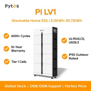 PYTES 51.2V 100Ah 5.12kWh Stackable Battery Home Solar <b>Energy</b> <b>Storage</b> <b>System</b> 5kWh 10kWh 20kWh 30kWh UL9540 Certified - Product Image 1