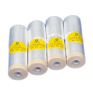 Nhà Máy Sơn Xe Oem Pre Tape Mật Độ Cao Masking Film 25M Nhựa