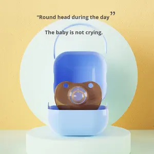 Chupete para Bebé <span class=keywords><strong>Dora</strong></span> Beila, Ultra Suave, Tipo Sueño, Leche Materna Realista, Silicona Libre de BPA, Forma de Calabaza Pequeña, Sin Asas, 0-12 Meses - Product Image 1