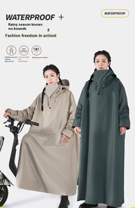 Haute qualité à capuche adulte imperméable <span class=keywords><strong>pluie</strong></span> Cape EVA hommes et femmes réutilisable Cape manteau Portable voyage extérieur imperméable veste - Product Image 3