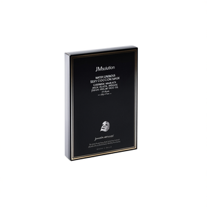 Masque facial JMsolution Water Luminous Silky Cocoon Mask Black à l'acide hyaluronique pour tous types de peaux, soin quotidien de la peau - Product Image 2