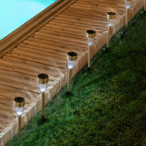 Projecteur LED en acier inoxydable IP65 à énergie solaire pour l'aménagement paysager, idéal pour les allées de jardin et les pelouses en extérieur (vente en gros) - Product Image 6