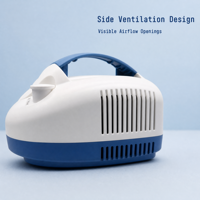 Nébuliseur portable à compresseur alimenté par courant alternatif, kit complet avec filtre à air remplaçable, équipement médical pour nourrissons et adultes