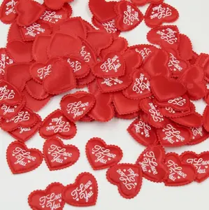 100Pcs 3.5cm Sponge I Love You Heart Wedding Confetti Throwing Petals For Love Bride Valentine's Day Gift Party Room Decoration