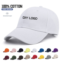 Gorras de Béisbol 100% Algodón con Logotipo Bordado Personalizado, Gorra de Béisbol de 6 Paneles para Exteriores, Gorra Deportiva Ajustable para Hombre al por Mayor