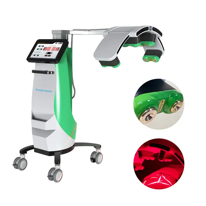 10d Maxlipo Master Lipolaser 635nm lumière rouge 532nm lumière verte forme Laser minceur pour graisse rapide réduire la perte de poids