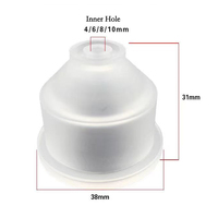 Consommables EDM de haute qualité Mitsubishi : Buse inférieure/Couvercle d'eau X054D881H03 M212 pour machine de découpe par électroérosion à fil