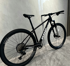 VTT à cadre rigide en carbone de 29 pouces, fourche à suspension en alliage d'aluminium, transmission 1x à 12 vitesses, selle ergonomique, capacité de charge de 120 kg, VTT - Product Image 4
