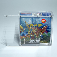 Boîte de présentation en acrylique de haute qualité SHP, résistante aux UV, grande boîte de rangement pour boosters japonais avec couvercle magnétique robuste