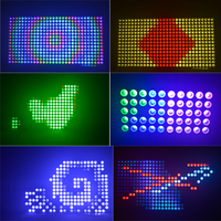 Lumière matricielle LED professionnelle 25x10w RGBW Cob LED Matrix Light DMX Audience Background Stage Blinder Light