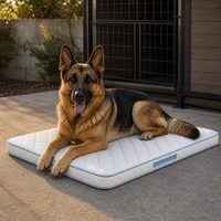 Outdoor-Hundebett „Sunset“ mit strapazierfähigem Stoff und Taschenfederkern – Outdoor-Haustierkissen für große Hunde