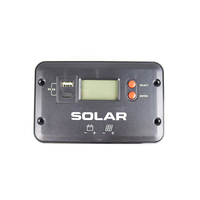 Contrôleur de panneau solaire PWM contrôleur de chargeur solaire 12V/24V avec courant nominal 30A pour système d'énergie Type MPPT