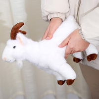Juguetes de Peluche Realistas de la Serie Animales de Granja, Muñecos de Oveja, Lindos Animales de Peluche, Regalos de Cumpleaños para Niños, Decoraciones