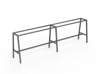 Pieds de table carrés en acier pour restaurant, pub, bureau, café, salle à manger, et cadre de table pour tabourets hauts – Fabrication métallique OEM