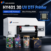 Impresora UV DTF HEASY HY-401 Nueva, Automática, de 30 cm, para Hacer Etiquetas de Cristal, para Salón de Uñas, Tienda de Belleza, Embalaje de Cosméticos, Etiquetas Adhesivas