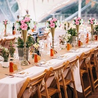Fournitures directes transfrontalières : Supports floraux pour mariage, arrangements de table, vases décoratifs, ornements et accessoires sur le thème du mariage