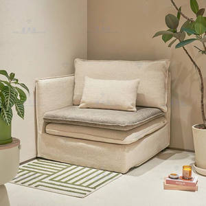 Funda de Sofá Lavable y Extraíble de Lino, Estilo Wabi Sabi, Individual, Doble, de Tres Plazas, para Apartamentos Pequeños y Casas de Huéspedes - Product Image 3